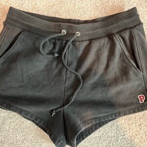 Black Drawstring PINK shorts